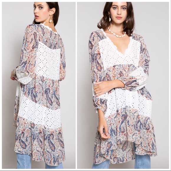 Wandering the Woods Paisley Printed Dress - Picture 2 of 9